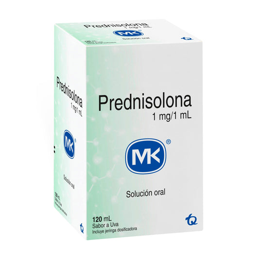 Prednisolona 1Mg/Ml Jarabe Uva 120Ml Mk
