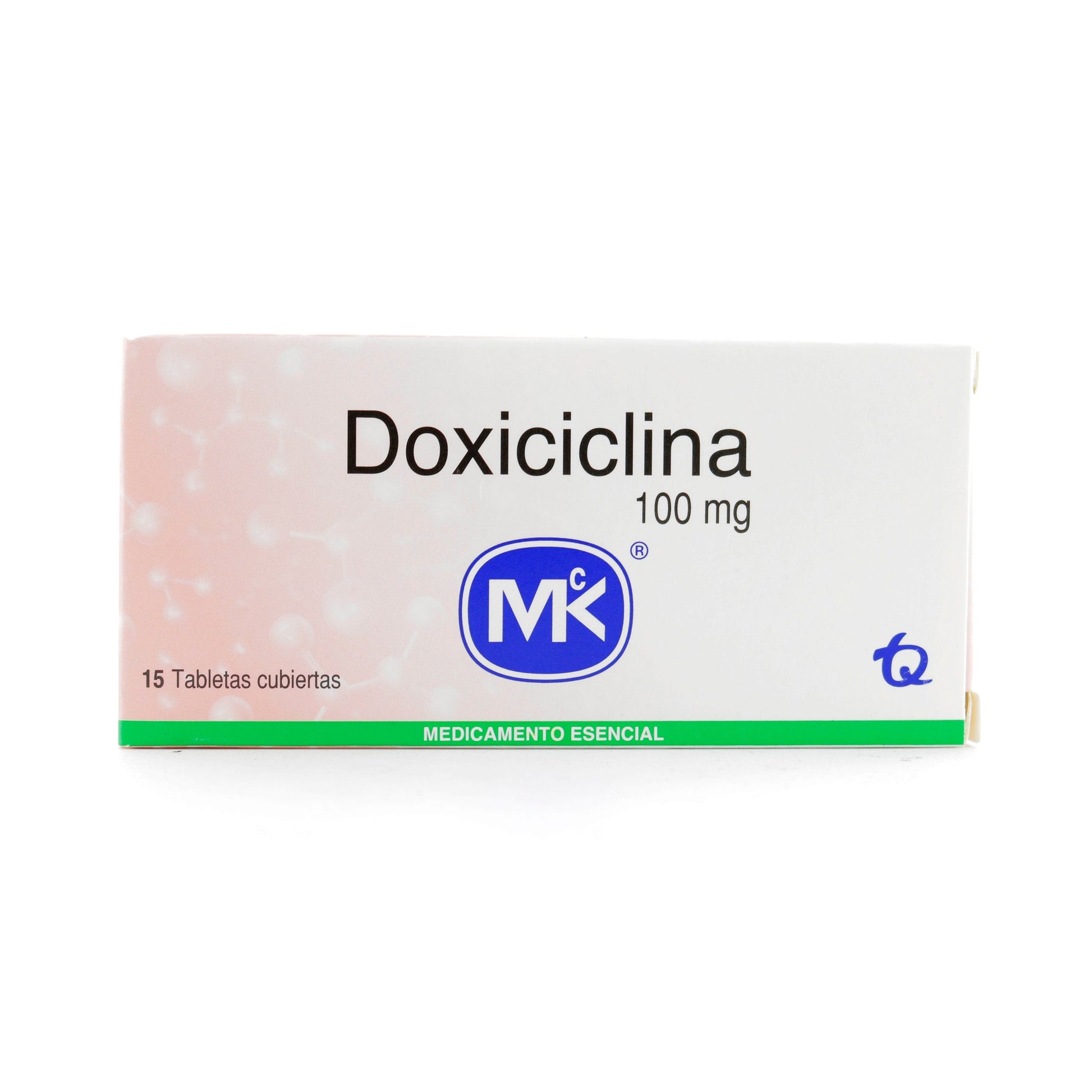 Doxiciclina 100 Mg 15 Tabletas Mk