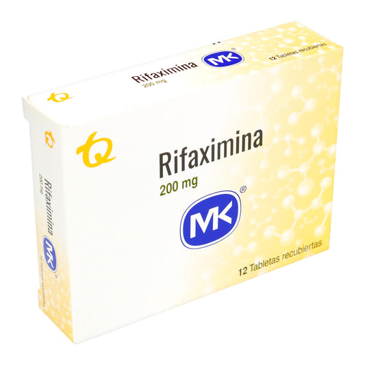 Rifaximina 200 Mg 12 Tabletas Rec Mk