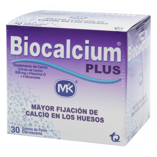 Biocalcium Plus Polvo 30 Sobres Mk
