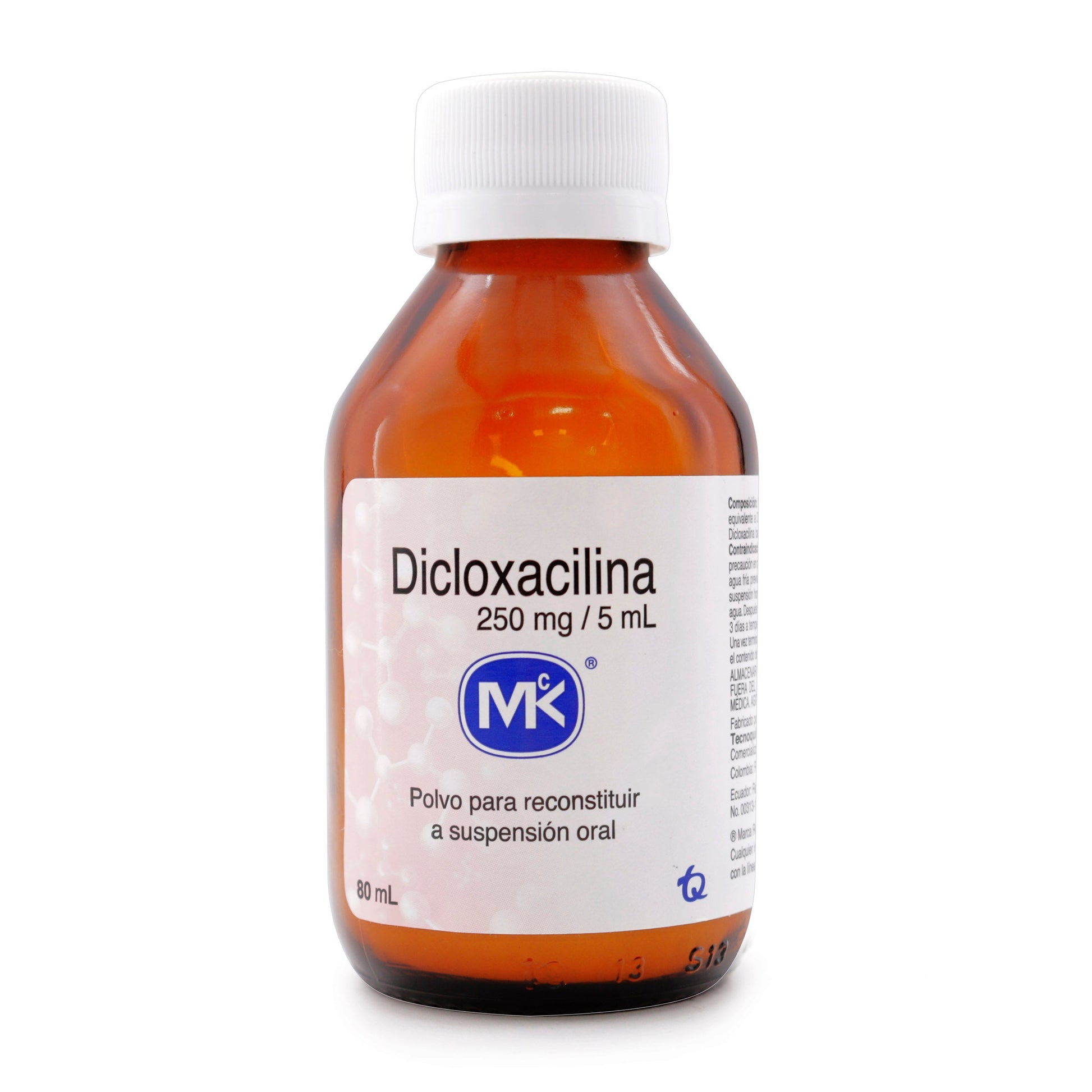 Dicloxacilina Suspension 250Mg/5Ml 80Ml Mk