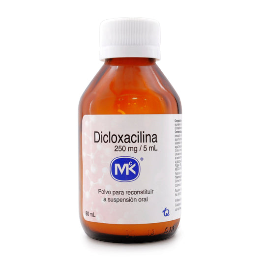Dicloxacilina Suspension 250Mg/5Ml 80Ml Mk