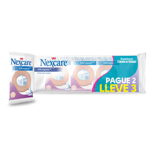 Micropore Piel 1 Pulgada Pack