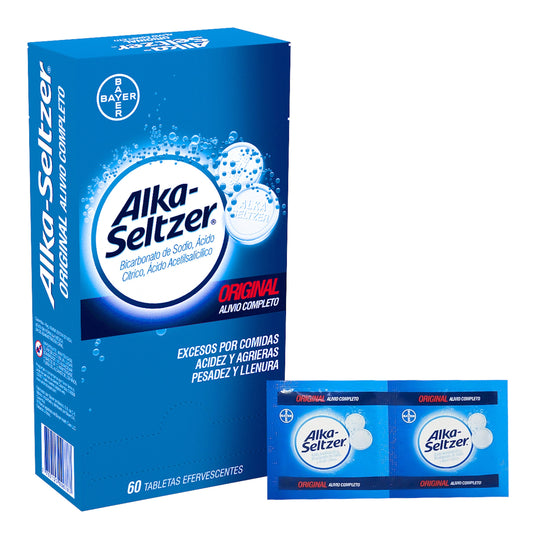 Alka Seltzer 60 Tabletas