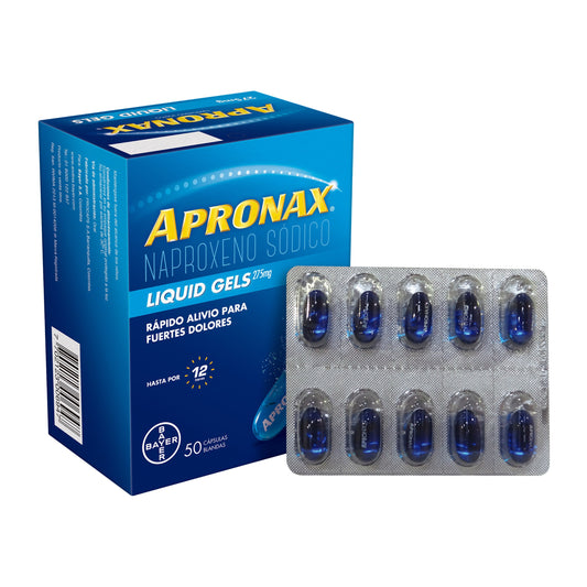 Apronax Liquid Gel 275 Mg 50 Capsulas