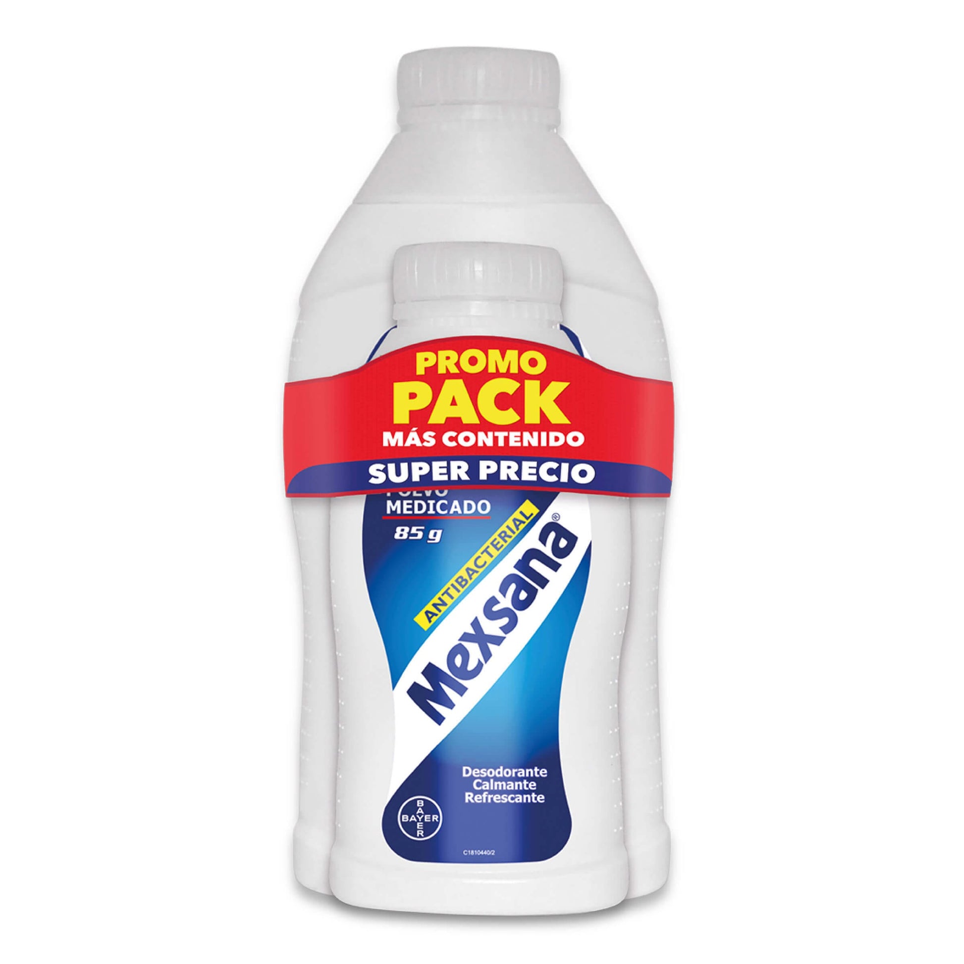 Talco Mexsana 150 Gr + Talco Mexsana 85 Gr