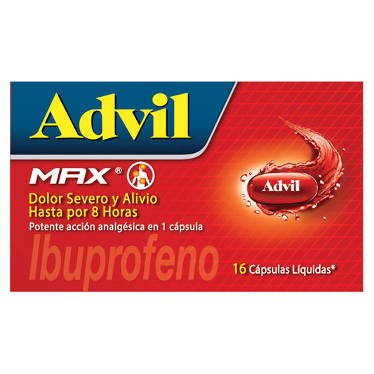 Advil Max 16 Capsulas