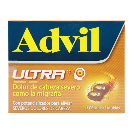 Advil Ultra 10 Capsulas