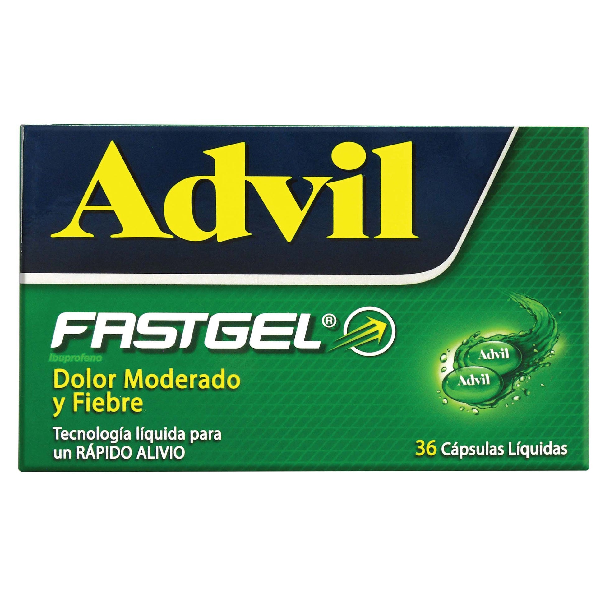 Advil Fast Gel 36 Capsulas
