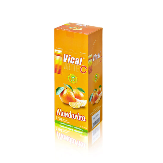 Vitamina C 500 Mg Vical Mandarina 144 Tabletas