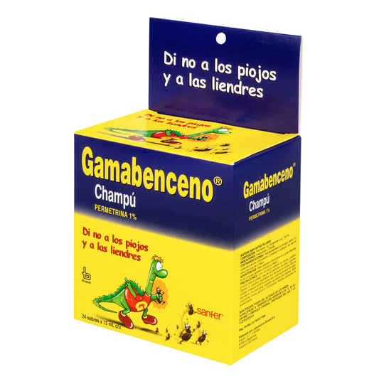 Champu Gamabenceno 24 Sobres