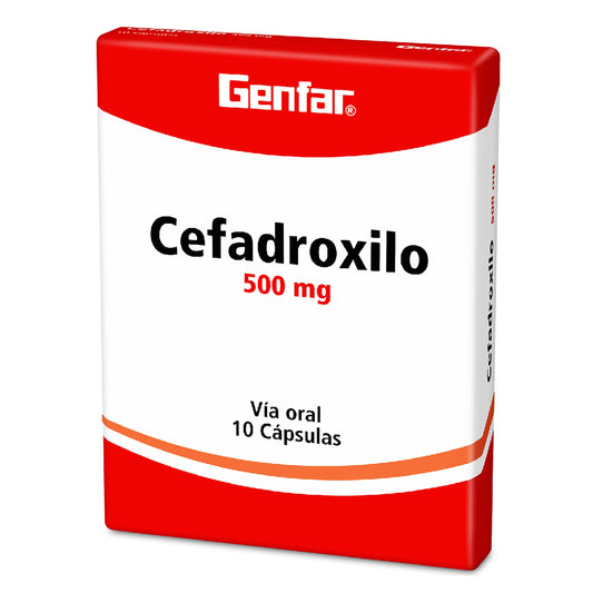 Cefadroxilo 500 Mg 10 Capsulas Gf