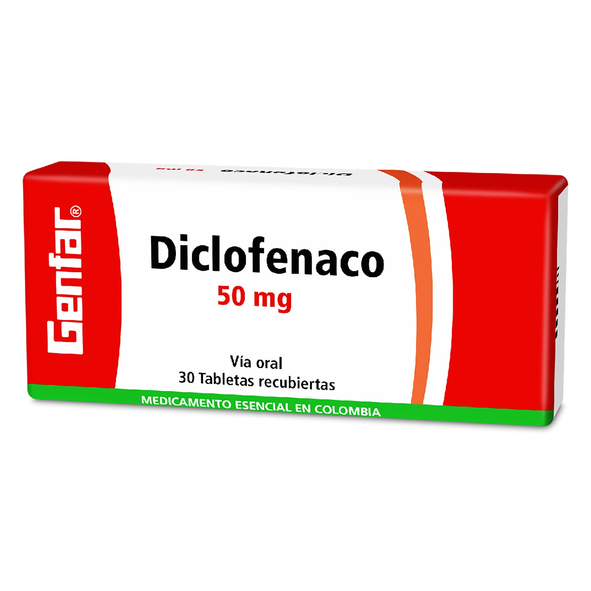 Diclofenaco 50 Mg 30 Tabletas Gf