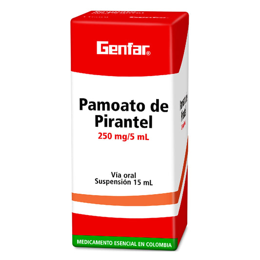 Pamoato Pirantel Suspension 15 Ml Gf