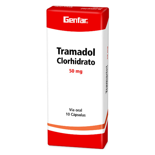 Tramadol 50 Mg 10 Capsulas Gf