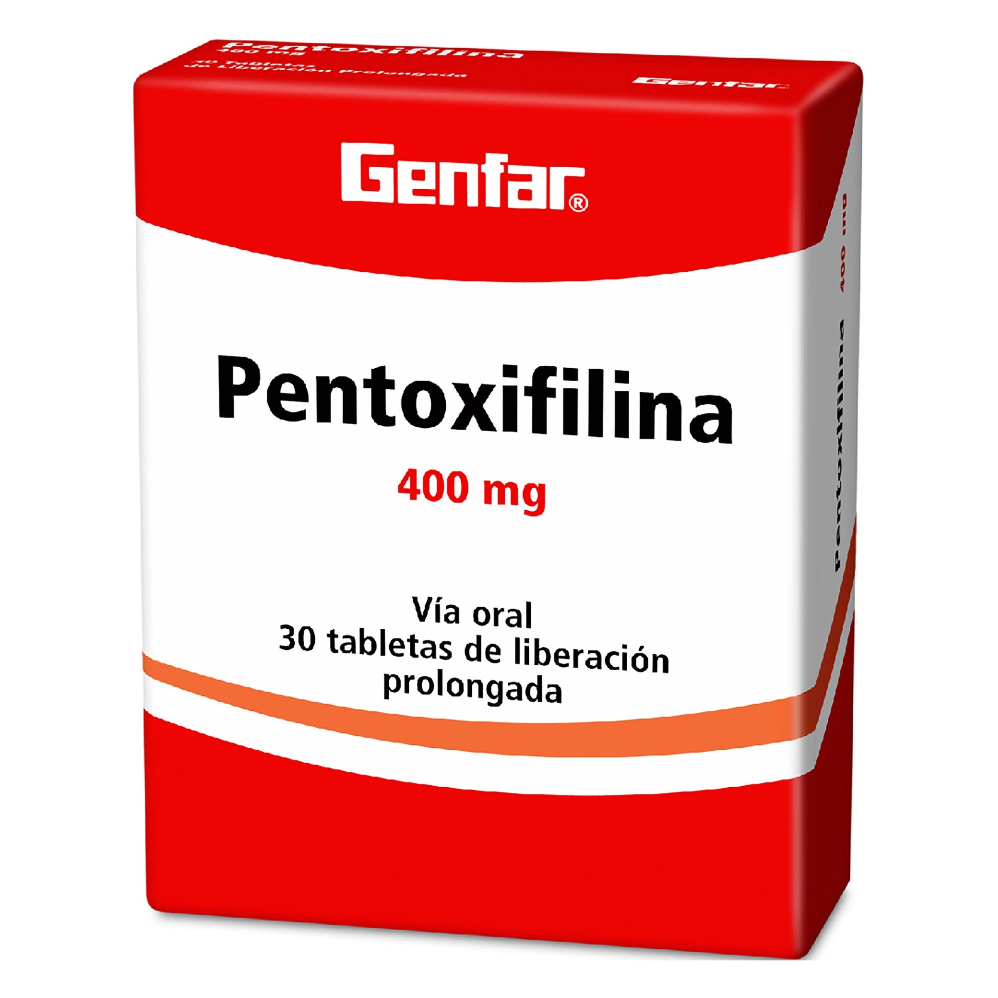 Pentoxifilina 400 Mg 30 Tabletas Gf
