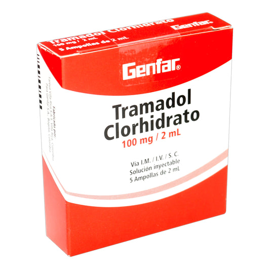 Tramadol 100Mg/2Ml 5 Amp Gf
