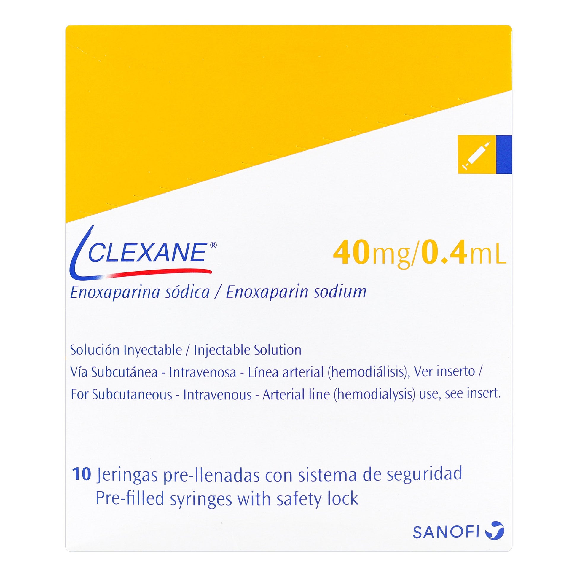 Clexane Inyectable 40Mg/0.4Ml 
