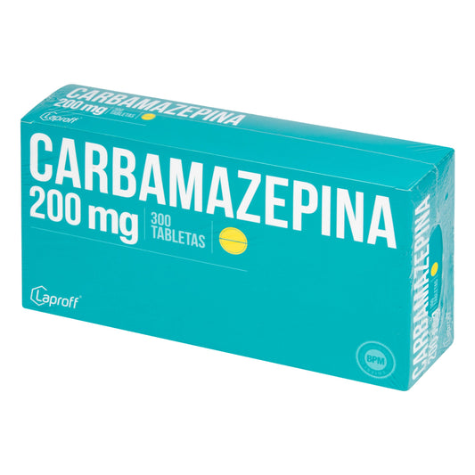 Carbamazepina 200 Mg 300 Tabletas Lp