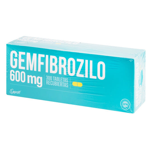 Gemfibrozilo 600 Mg 300 Tabletas Lp
