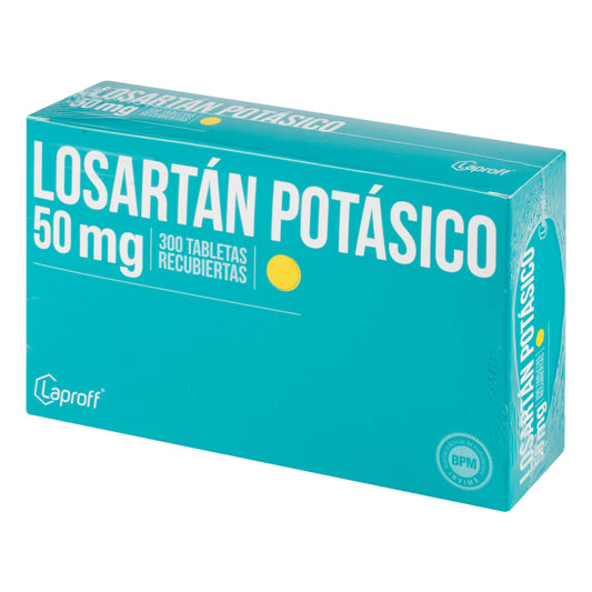Losartan 50 Mg 300 Tabletas Lp