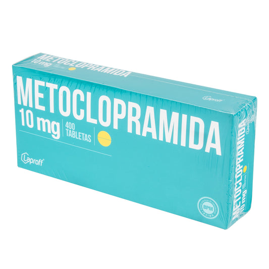Metoclopramida 10 Mg 400 Tabletas Lp