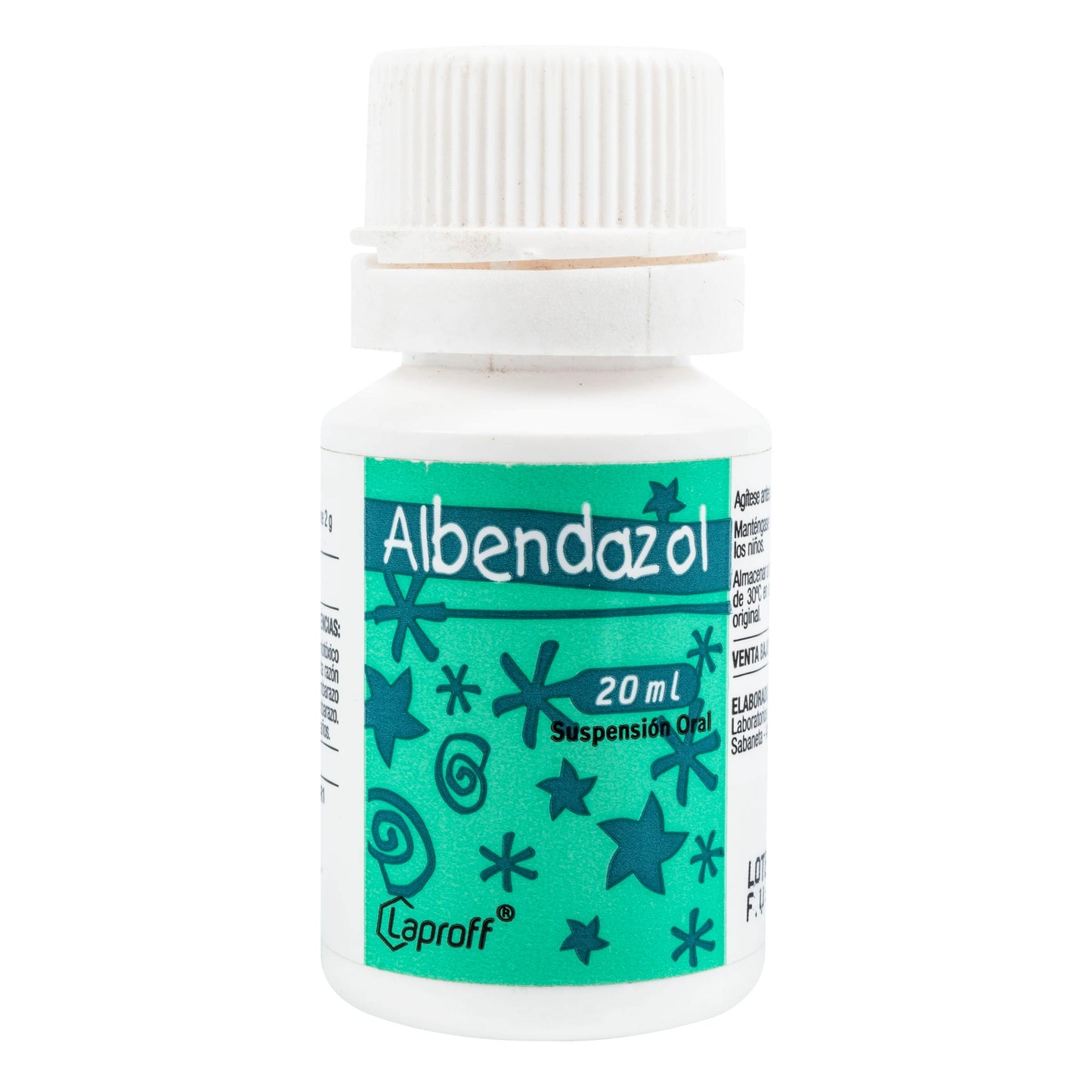 Albendazol Suspension 20 Ml Lp