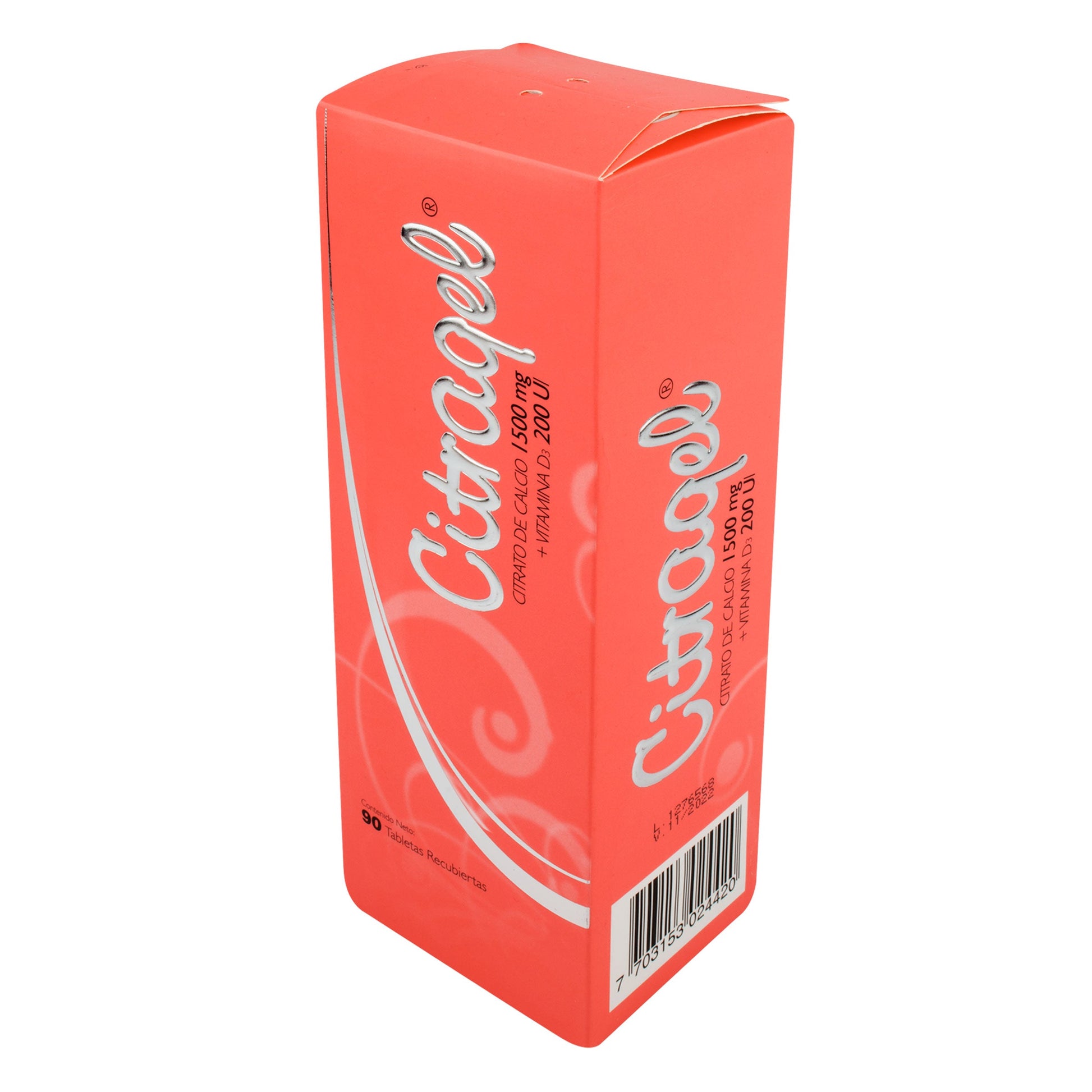 Citragel 1500 Mg/200 Ui 90 Tabletas Recubiertas
