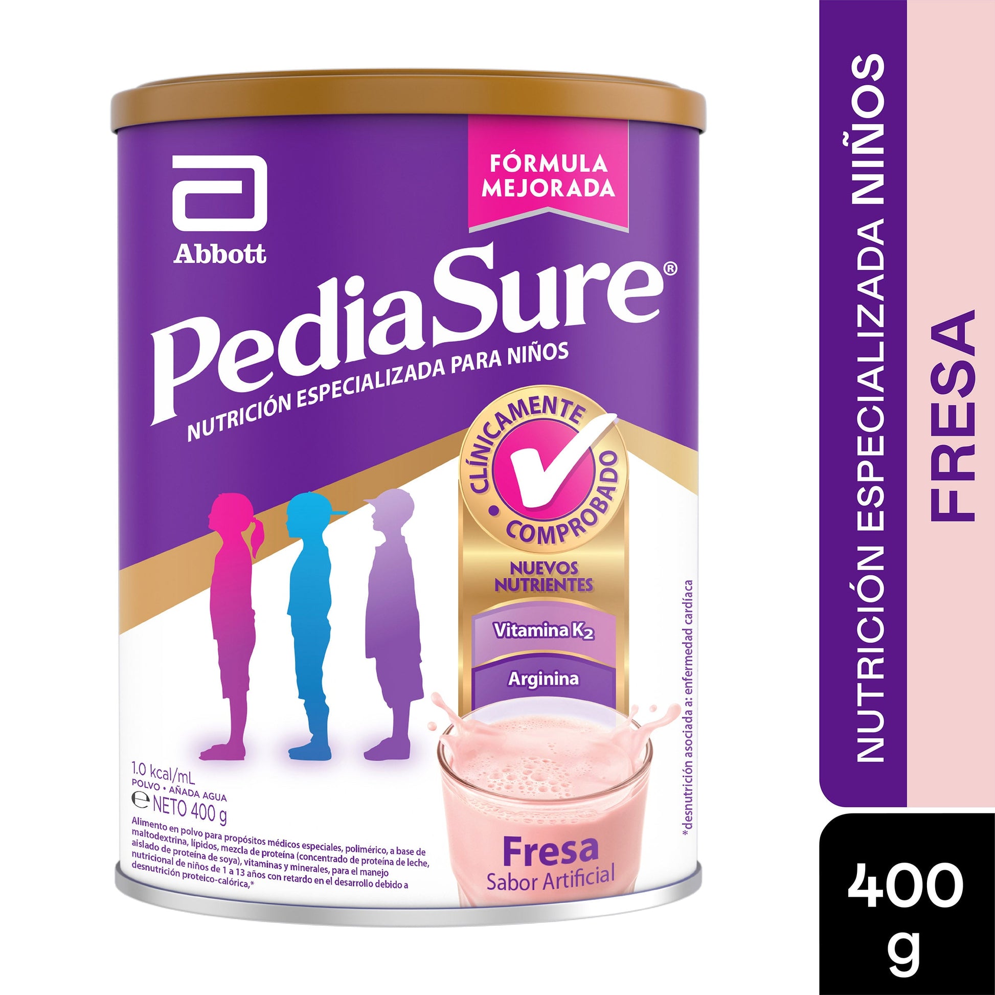 Pediasure Polvo Fresa 400 Gr