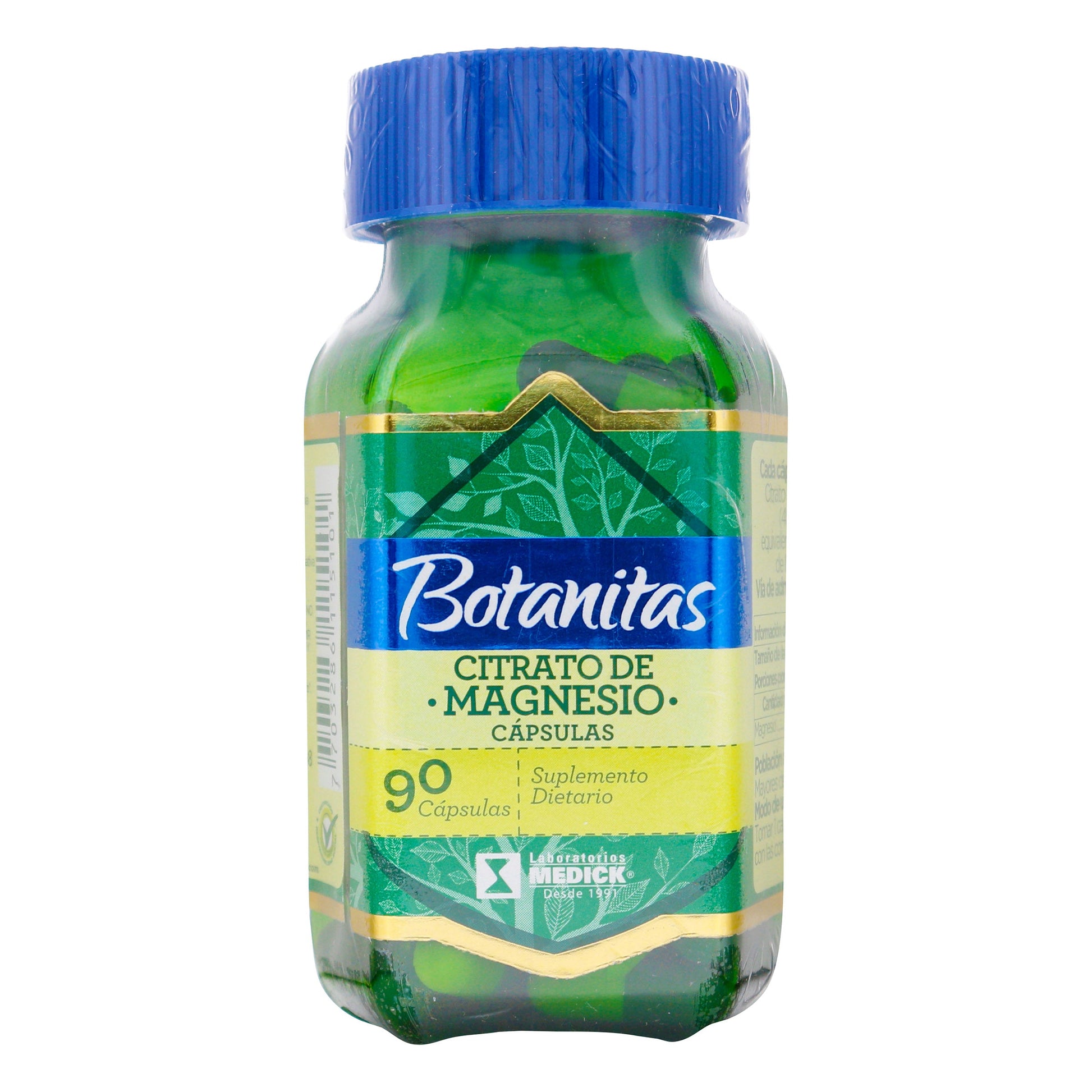 Citrato De Magnesio 90 Capsulas