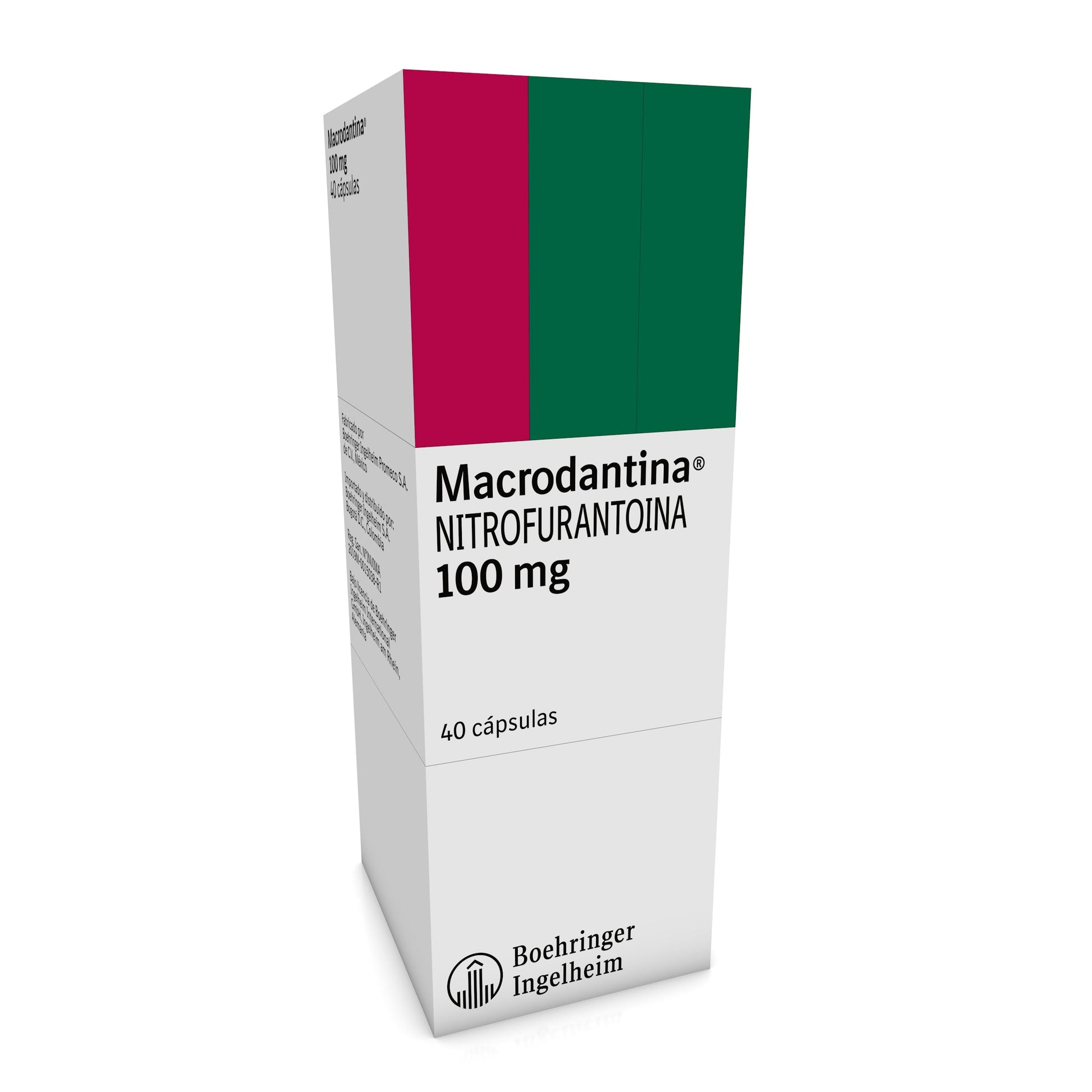 Macrodantina 100 Mg 40 Capsulas