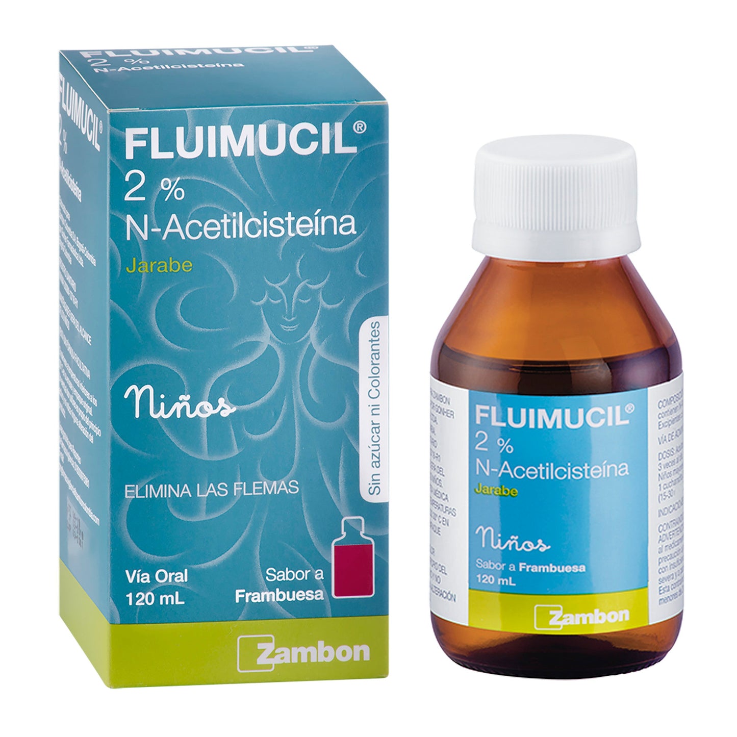 Fluimucil Ninos Jarabe 2% 120 Ml