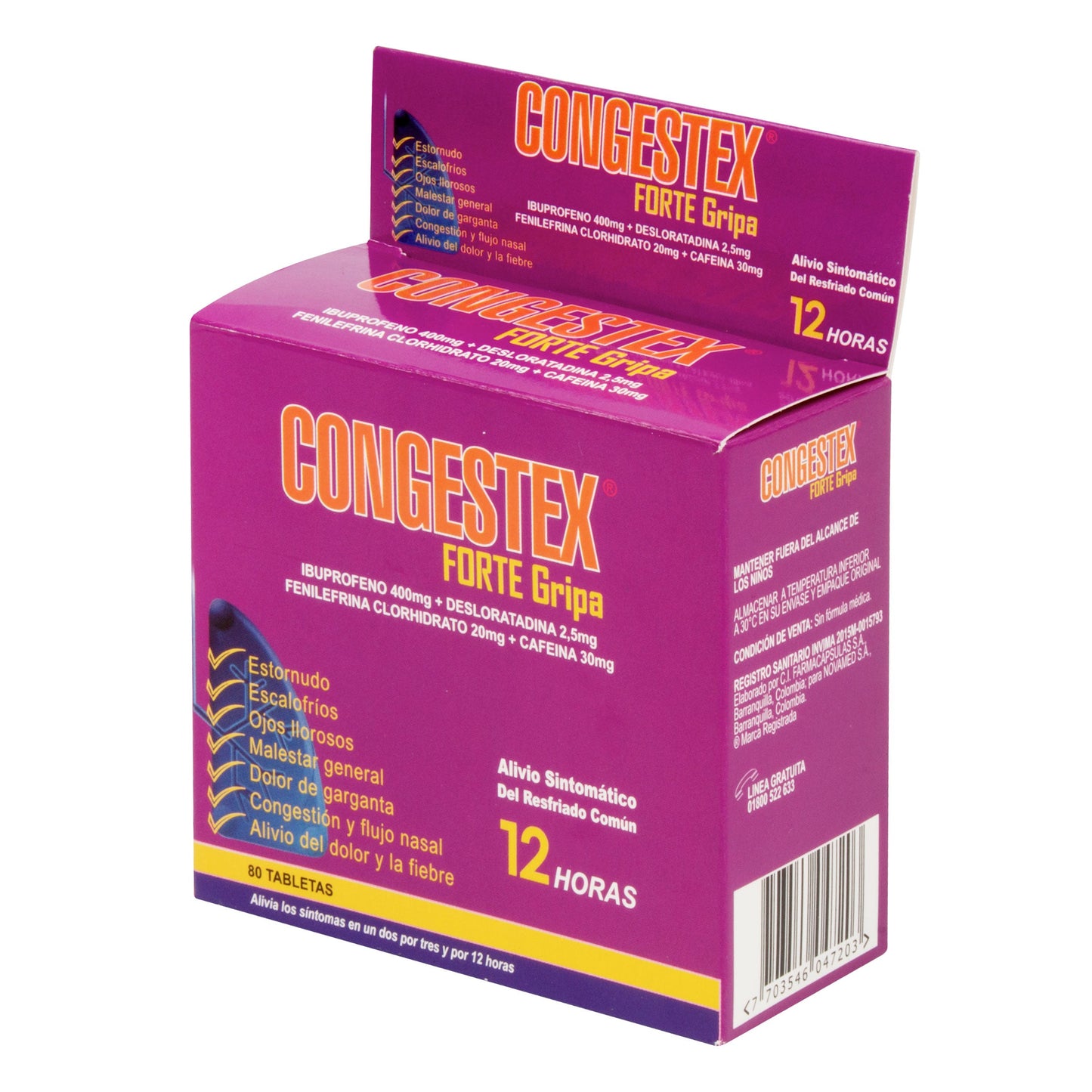 Congestex Forte 80 Tabletas