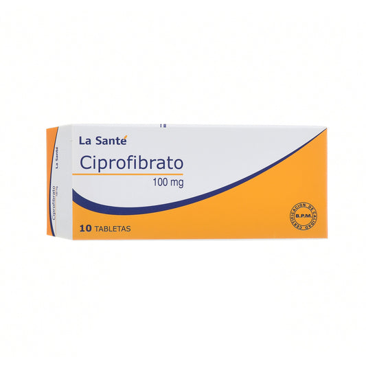Ciprofibrato 100 Mg 10 Tabletas Ls