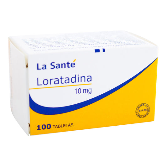 Loratadina 10 Mg 100 Tabletas Ls