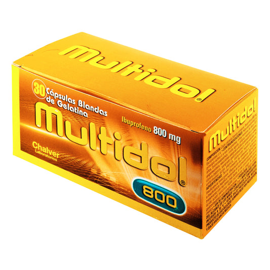 Multidol 800 Mg 30 Capsulas Blandas