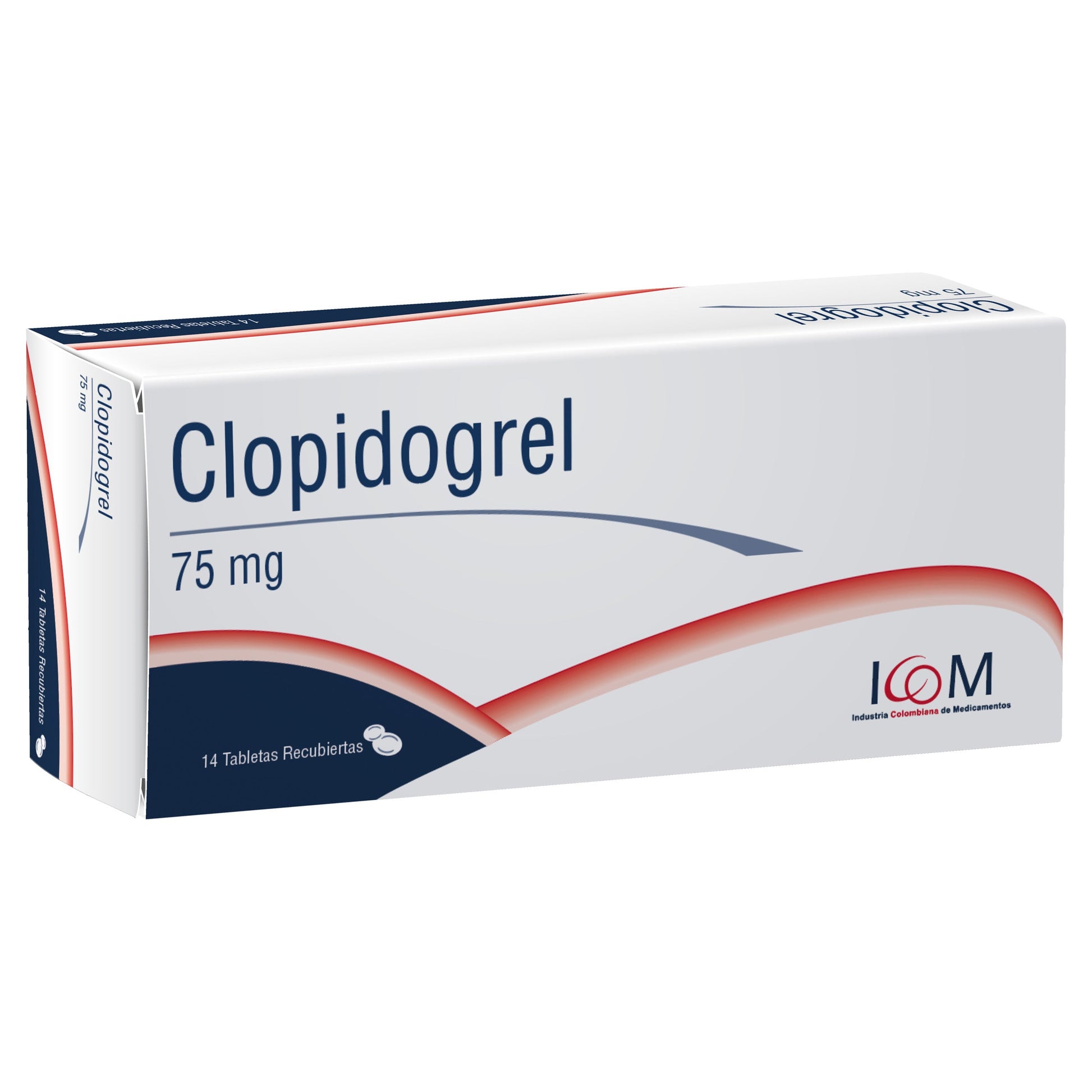 Clopidogrel 75 Mg 14 Tabletas