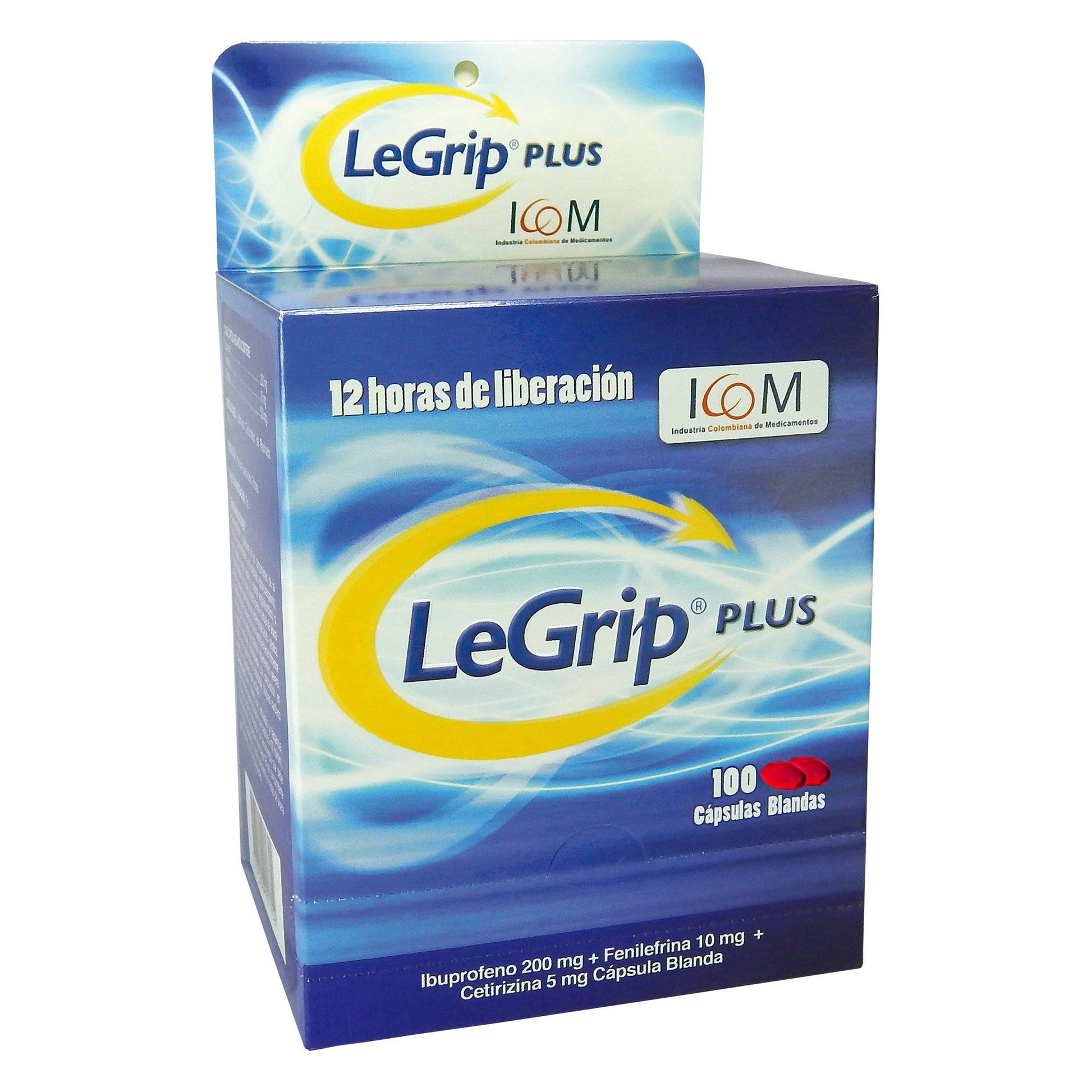 Legrip Plus 100 Capsulas Blandas Icom 