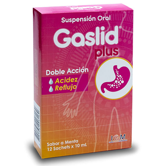 Gaslid Plus Suspension Caja 12 Sachet
