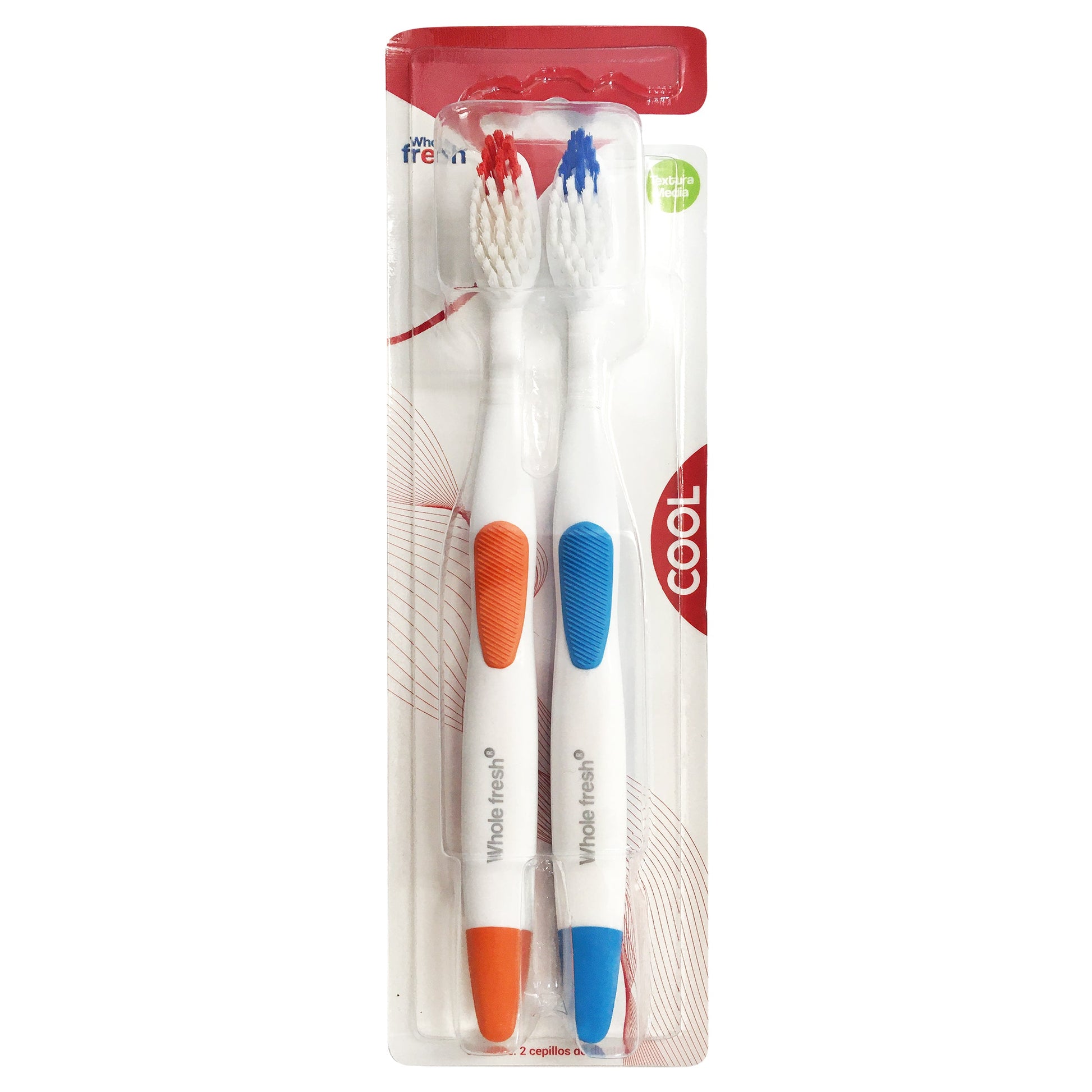Cepillo Dental Whole Fresh Cool Medio 2X1