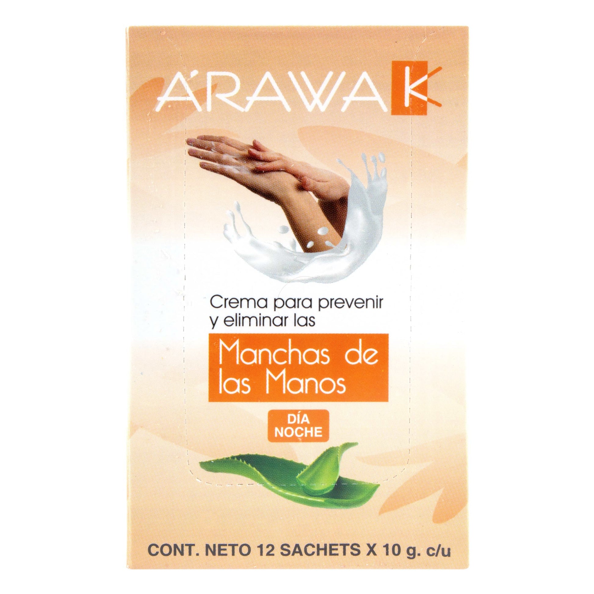 Despigmentador Cutaneo Arawak Manos 10 Gr 12 Sobres