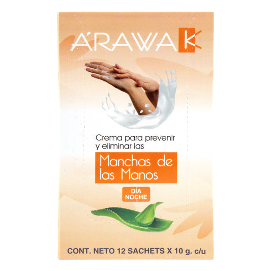 Despigmentador Cutaneo Arawak Manos 10 Gr 12 Sobres
