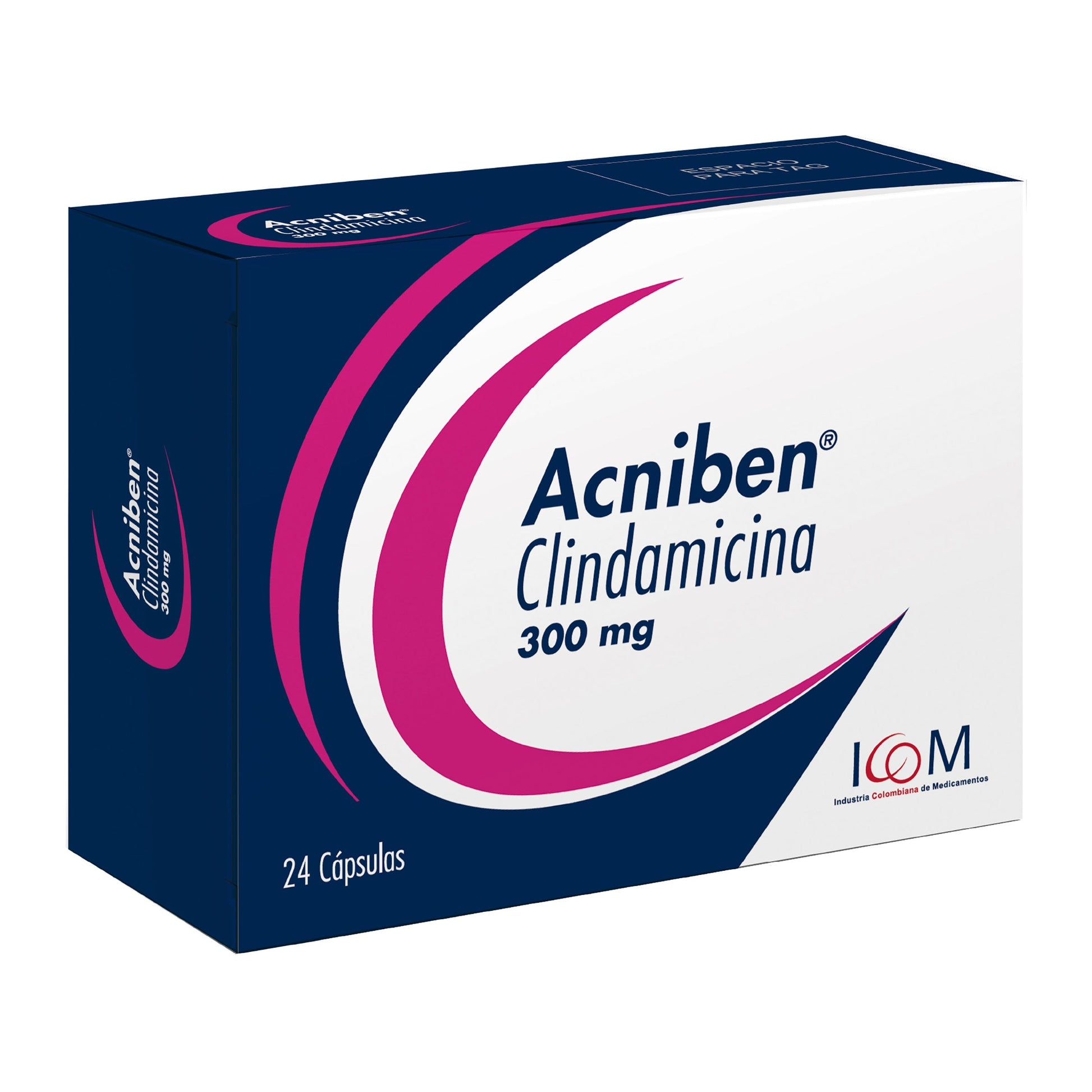 Acniben 300 Mg 24 Capsulas Icom 