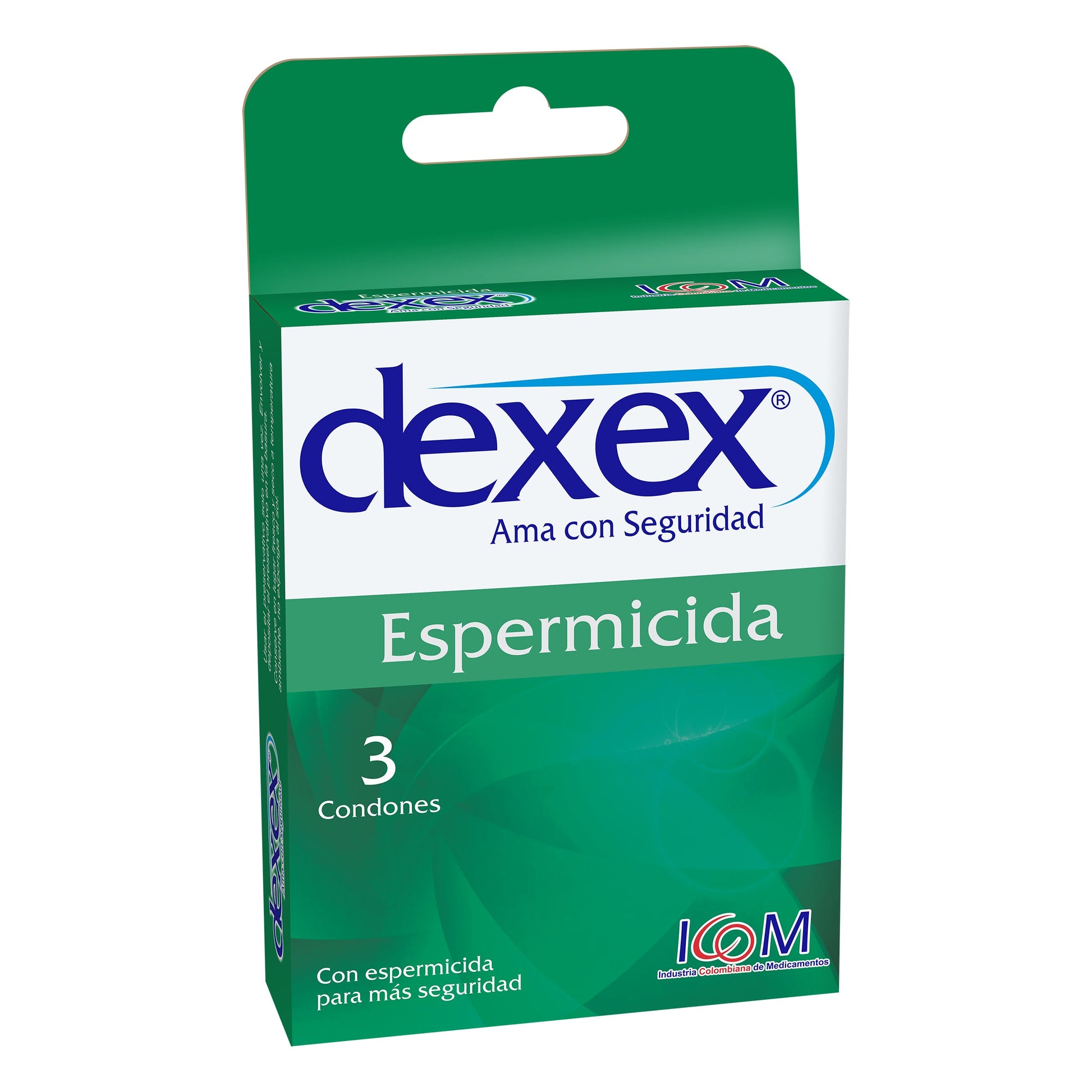 Preservativos Dexex Espermicida 3 Unidades