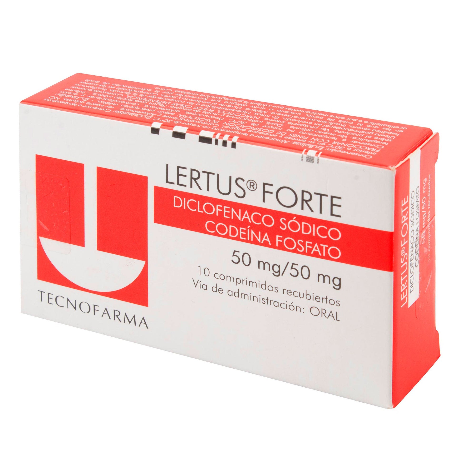 Lertus Forte 50 Mg 10 Comprimidos