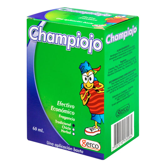 Champu Champiojo 60 Ml Tradicional + Peine