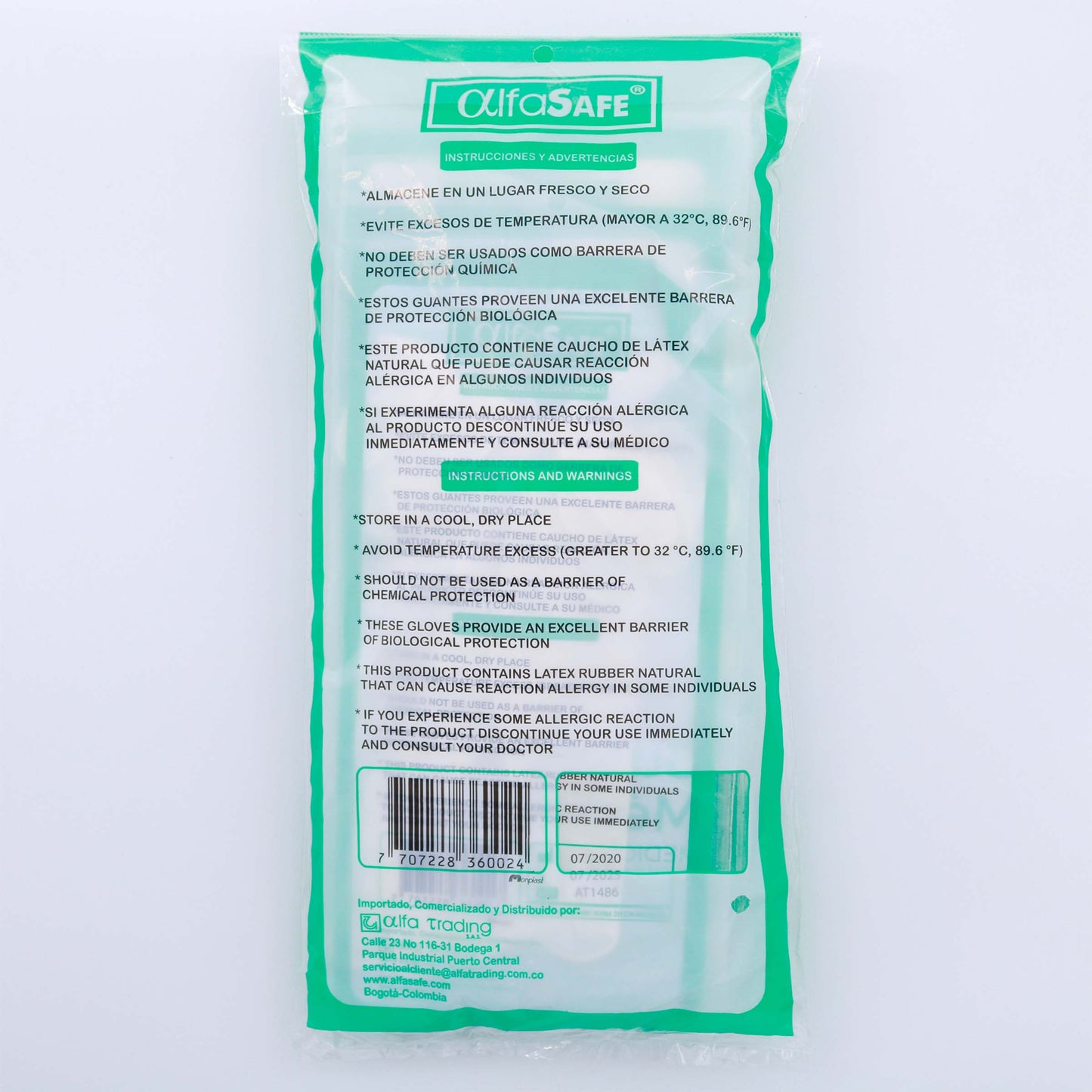Guante Cirugia Alfa 6 1/2 12 Unidades