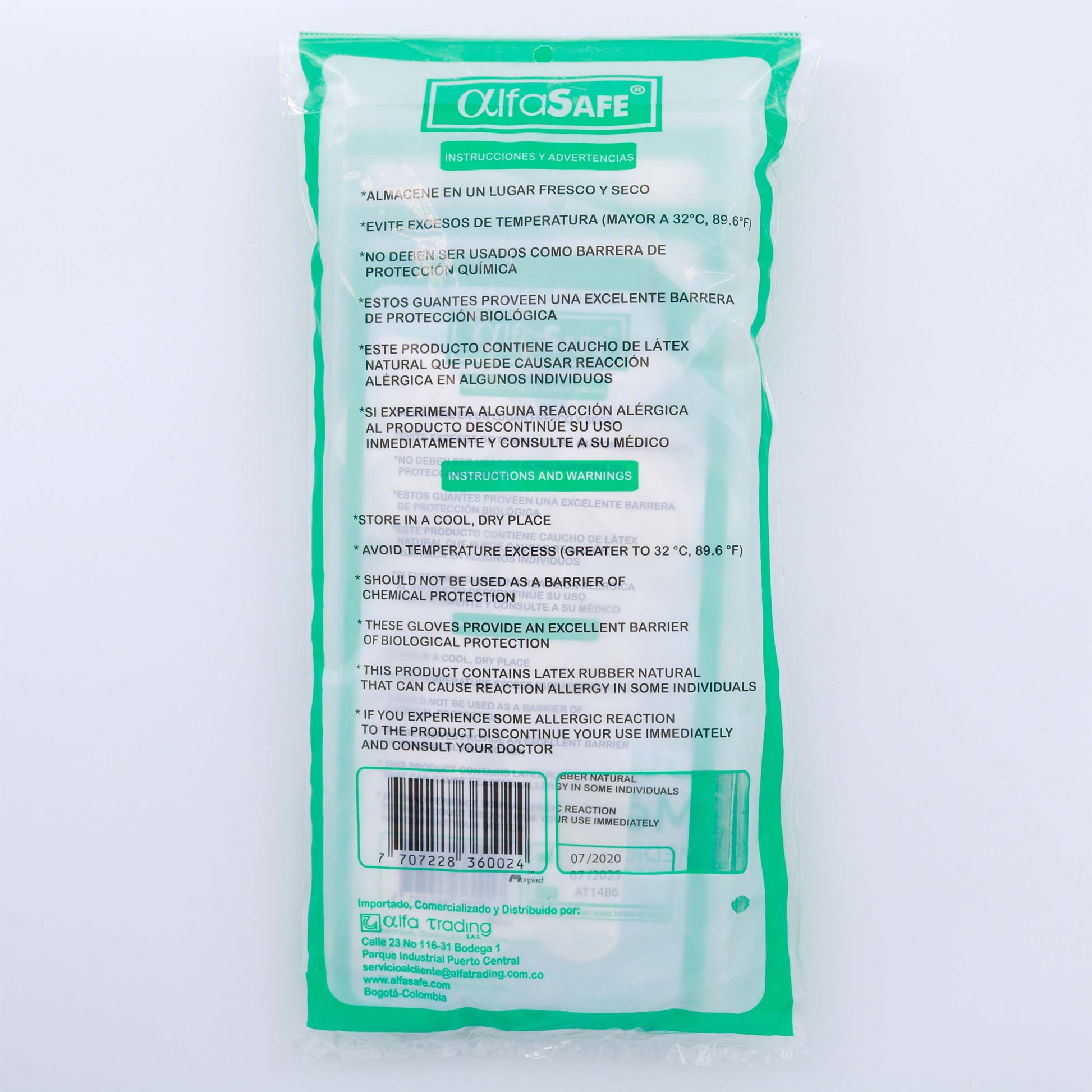 Guante Cirugia Alfa 6 1/2 12 Unidades
