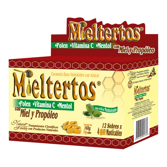 Mieltertos Pastillas Masticables 12 Sobres