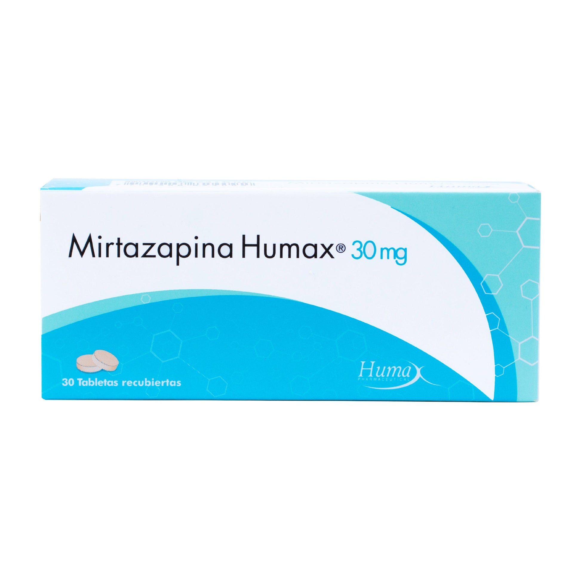 Mirtazapina Humax 30 Mg 30 Tabletas
